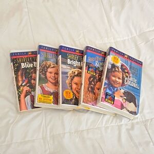 5 new sealed Shirley Temple VHS collection